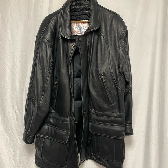 Men's vintage leather jacket! - Picture 1 of 5